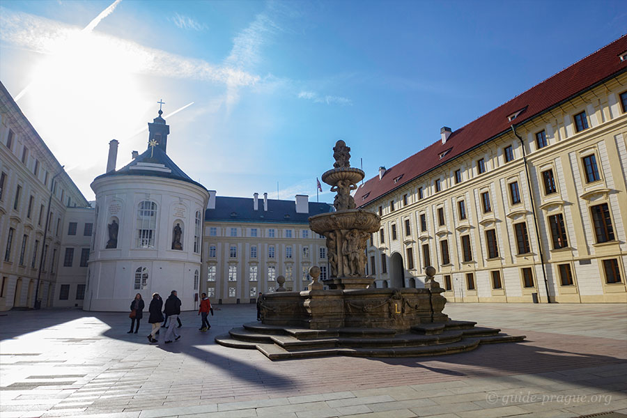 Photo of the Second Courtyard of Prague Castle