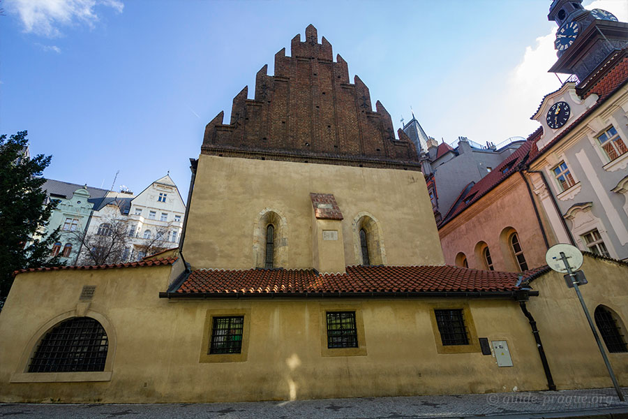 Photo of Old New Synagogue in the Jewish Quarter, Prague